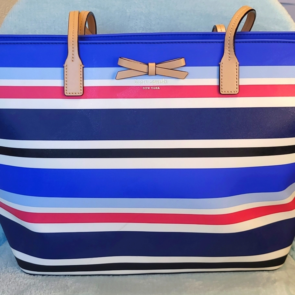 EUC Kate Spade Eden Street Margareta Striped Tote